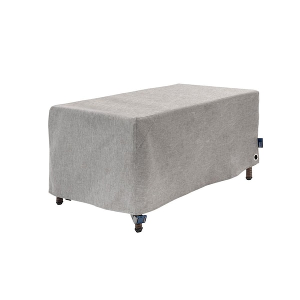 MODERN LEISURE Garrison 42 in. L x 22 in. W x 17 in. H Waterproof Granite Patio Coffee Table Cover