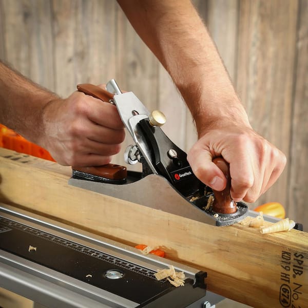 Buck Bros. 9 in. Bench Plane 120C4 - The Home Depot