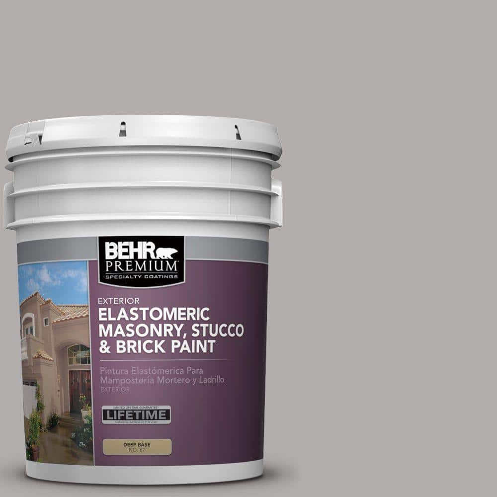 5 gal. #MS-81 Crater Gray Elastomeric Masonry, Stucco and Brick Exterior Paint price history on PriceWatchPro