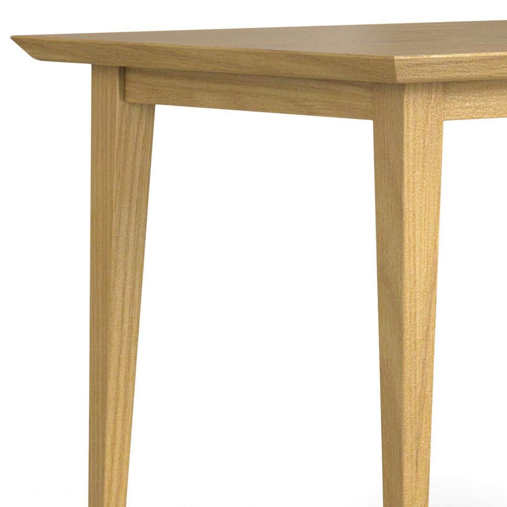 Colby Solid Oak Rectangular Dining Table for Six