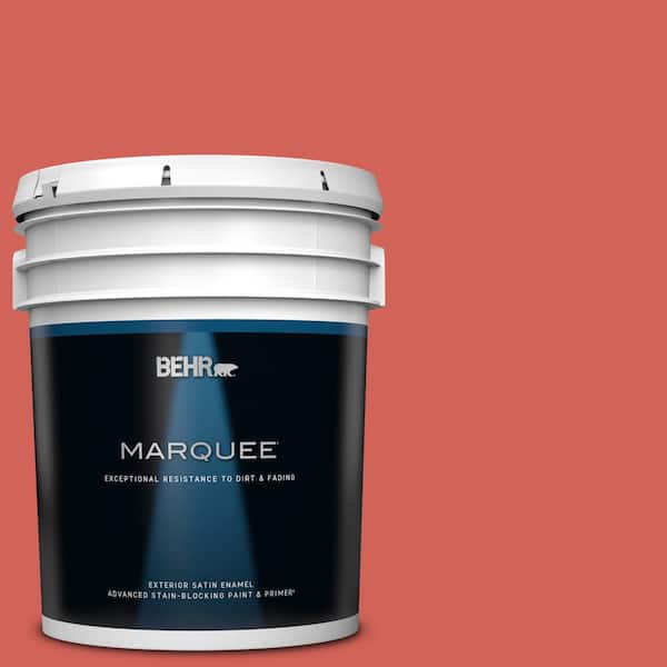 BEHR MARQUEE 5 gal. Home Decorators Collection #HDC-MD-05 Desert Coral Satin Enamel Exterior Paint & Primer