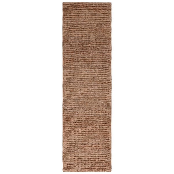 SAFAVIEH Natural Fiber Beige 2 ft. x 8 ft. Woven Solid Runner Rug