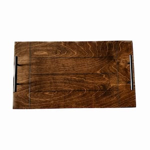 Modern Rustic Wooden Serving Tray