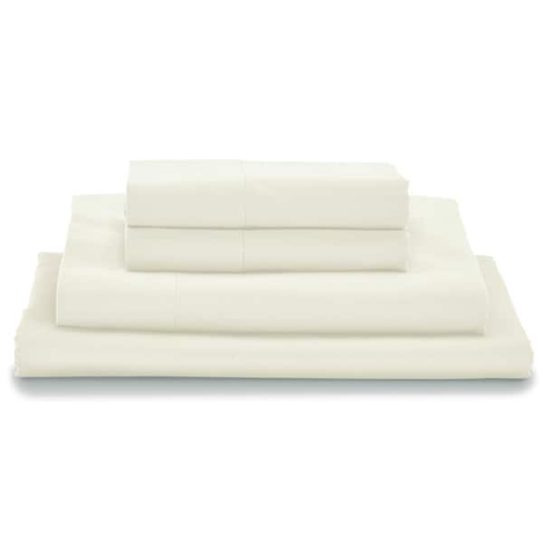 MyPillow Giza Ivory Queen Bed Sheet Set