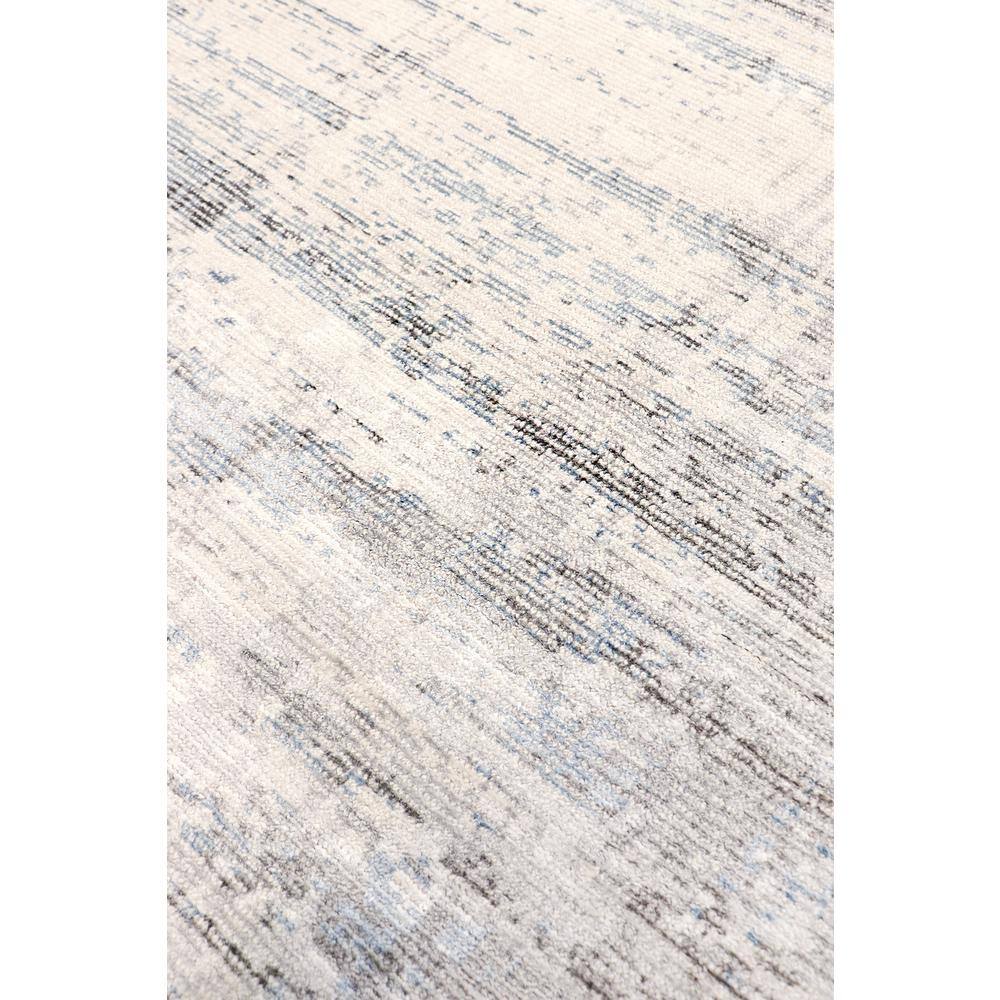 Loomed Serenity Blue 10' x 14' Wool & Silk Blend Area Rug