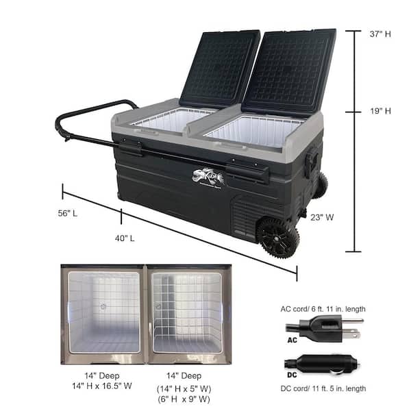 KUDA PERFORMANCE SPORT 100 Qt. Electric Cooler Freezer 809381