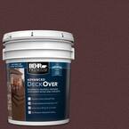 5 gal. #SC-106 Bordeaux Textured Solid Color Exterior Wood and Concrete Coating