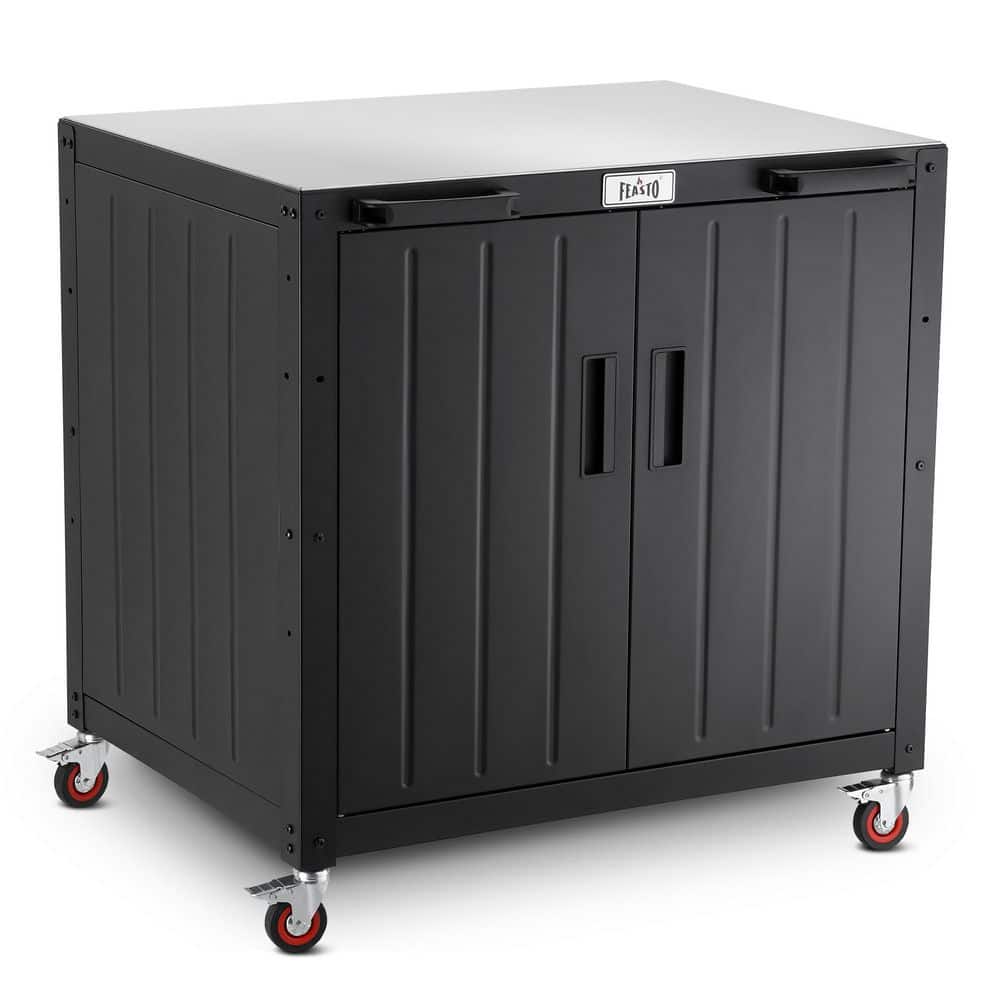 Stainless Steel L35.4 in. x D 24 in.- Movable Outdoor Kitchen Cabinet Island price history on PriceWatchPro