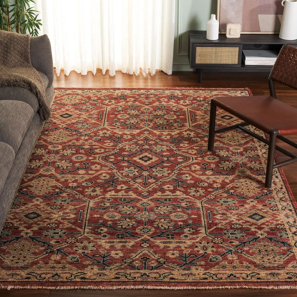Izmir 9 ft. x 12 ft. Red/Gold Abstract Oriental Area Rug price history on PriceWatchPro