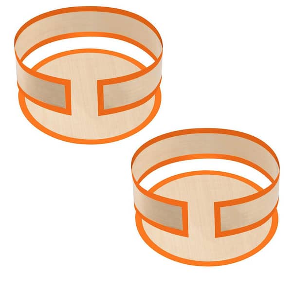 Springform Pan Silicone Baking Mat 9 Inch Nonstick Red Easy Release Mat for Cheesecake Cake 2 Pack