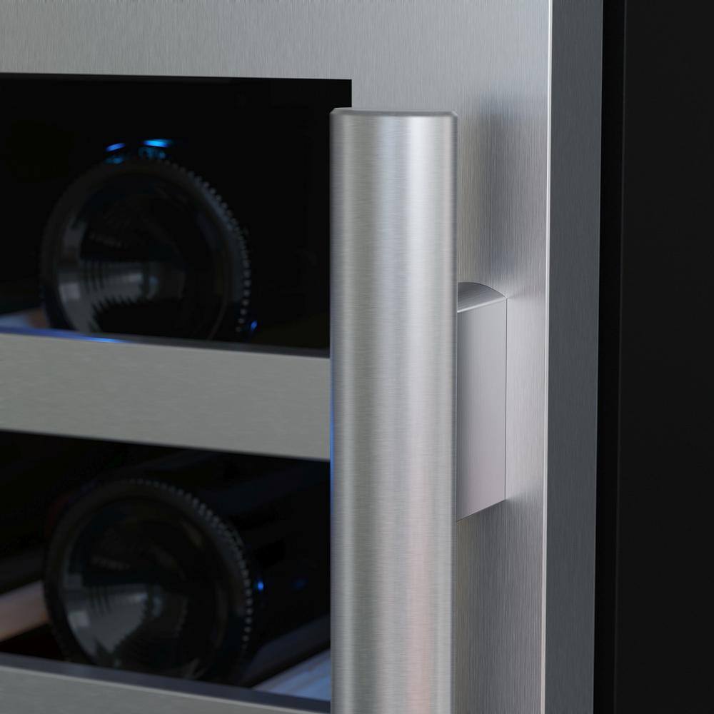 Stainless Steel 53-Bottle Single Zone Wine Refrigerator