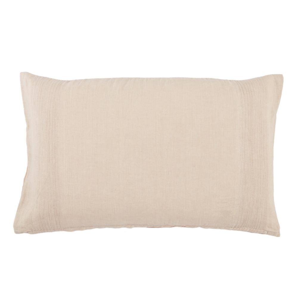 Airlia Blush 16 in. x 24 in. Down Fill Throw Pillow BRW103597 The