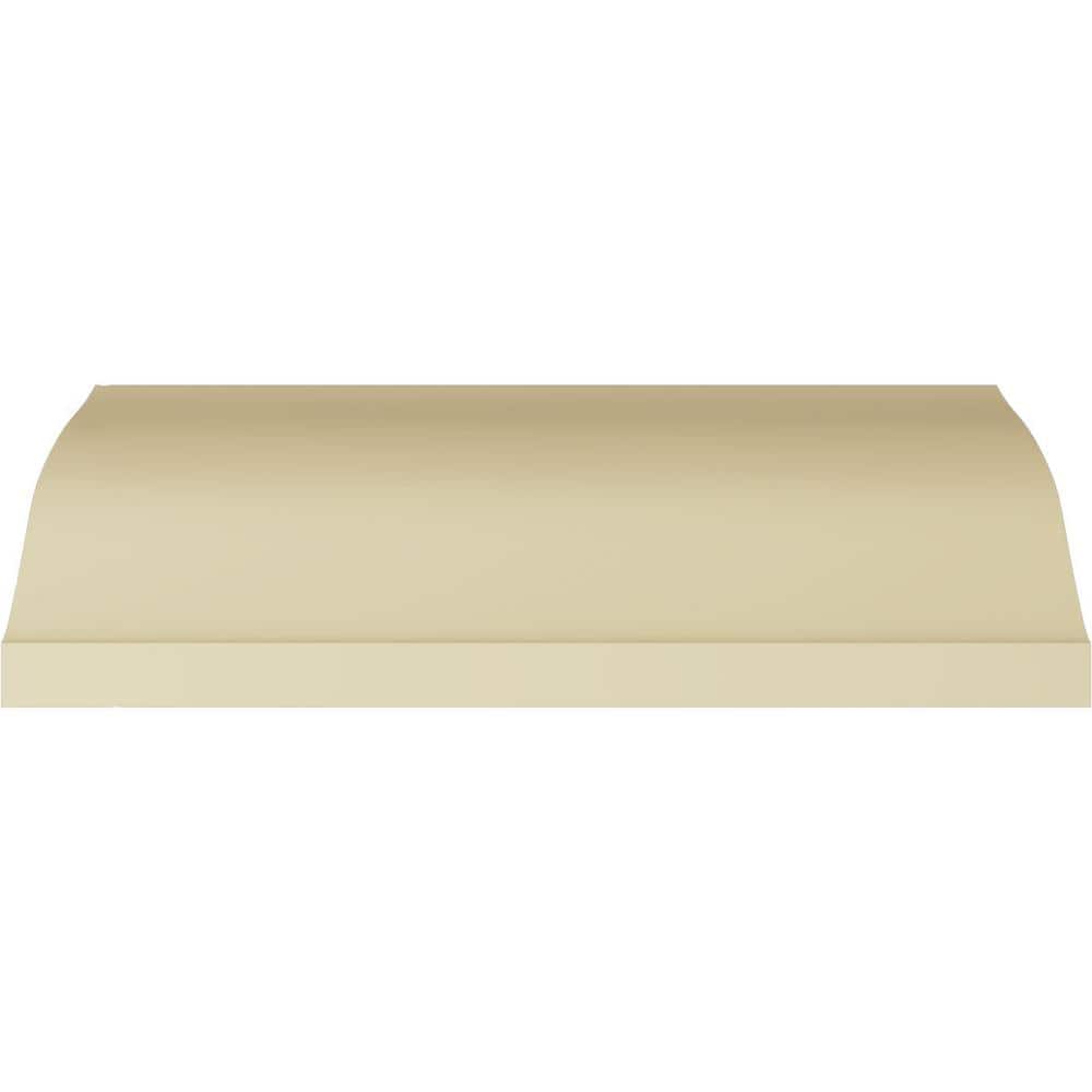 Primed White Polyurethane Geometric Crown Moulding Sample