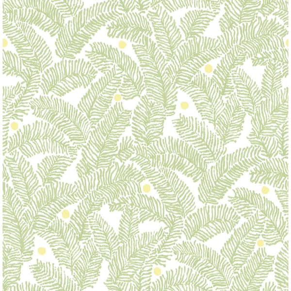A-Street Prints Athina Sage Fern Sage Wallpaper Sample