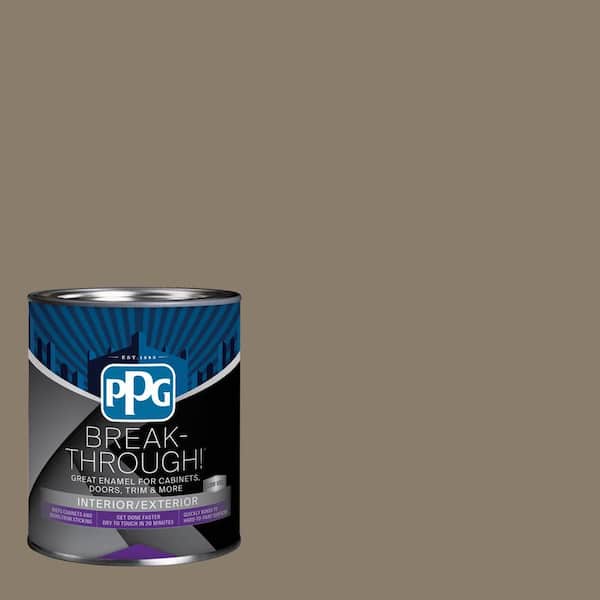 Break-Through! 1 qt. PPG1024-6 Patches Satin Door, Trim & Cabinet Paint