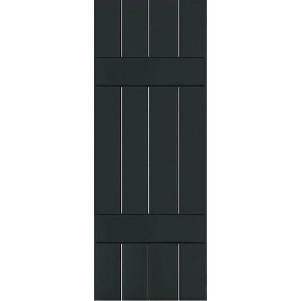 15 in. x 36 in. Exterior Real Wood Sapele Mahogany Board and Batten Shutters Pair Dark Green price history on PriceWatchPro