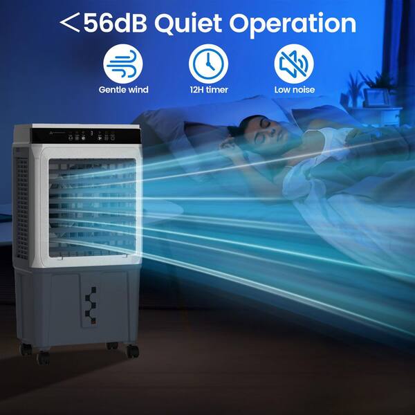 Edendirect 3450 CFM Indoor/Outdoor Portable Evaporative Cooler for