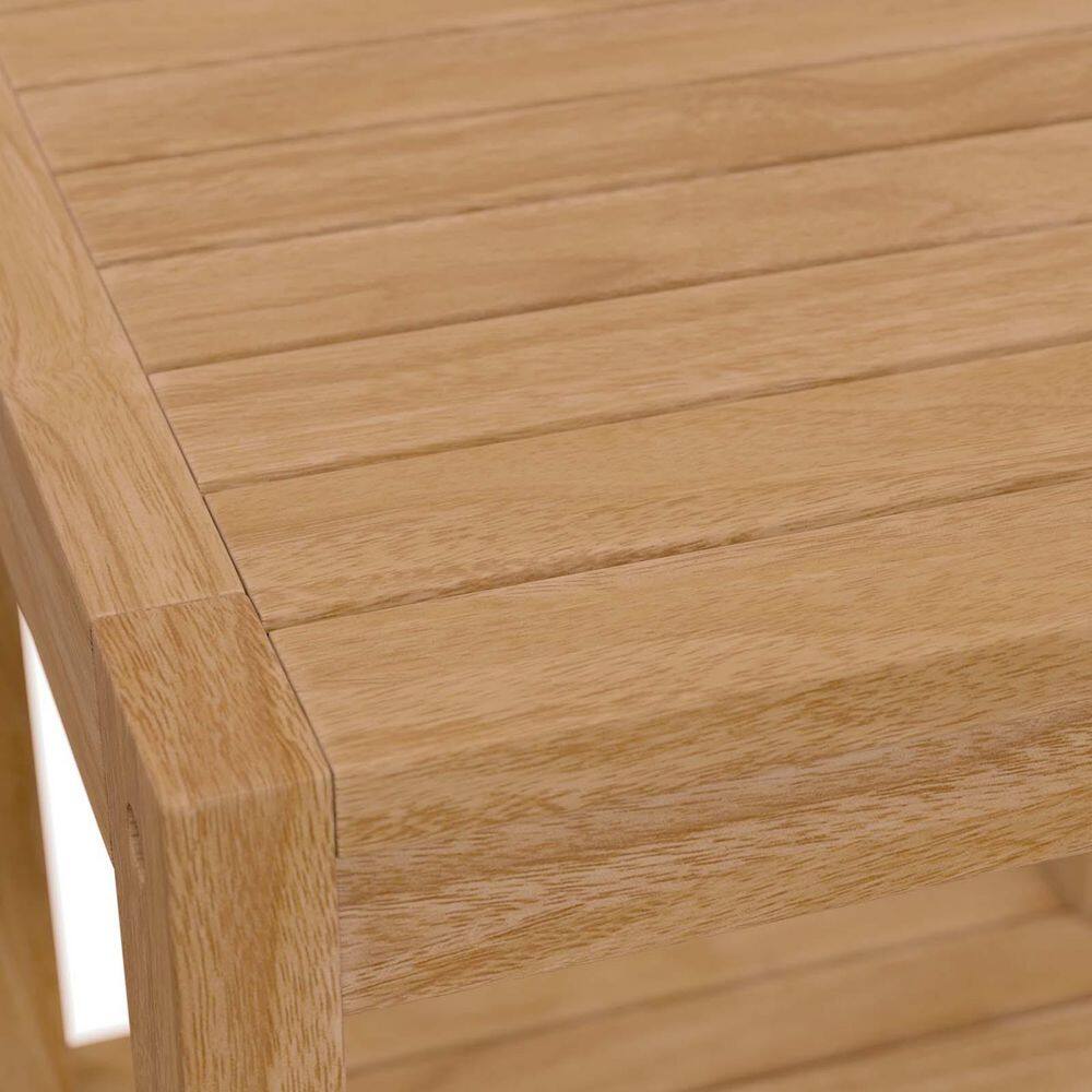 Carlsbad Teak Wood Outdoor Patio Side Table