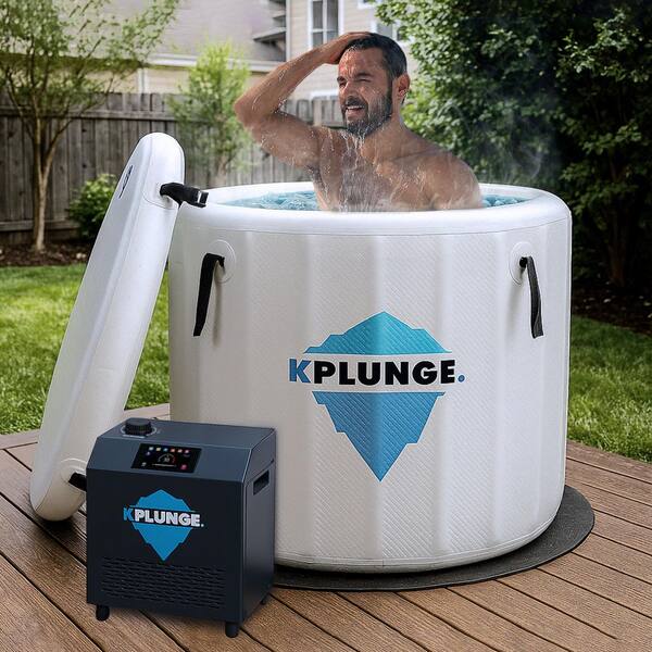 KPLUNGE Arctic Fox 1-Person 0-Jet Inflatable Cold Plunge Ice Bath