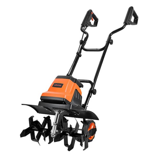 Corded Electric Tiller, 18 in. Tilling Width Garden Rototiller, 15-Amp Motor Heavy-Duty Tilling Machine, Cultivator
