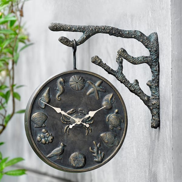Undersea Life Garden Clock 34559 The, Outdoor Garden Clocks