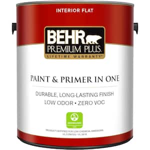1 gal. Medium Base Flat Low Odor Interior Paint and Primer in One