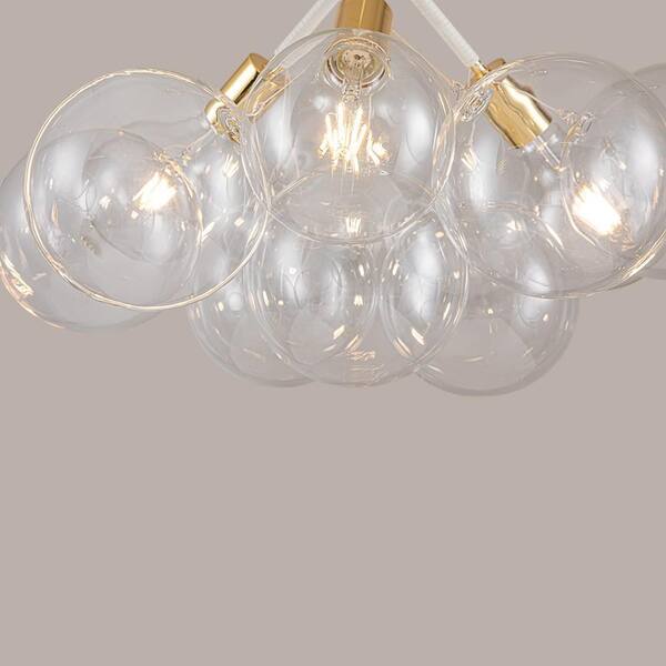 white bubble pendant light