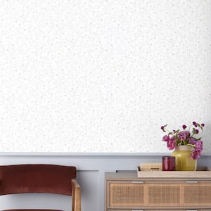 Ava Ditsy Natural Peel and Stick Wallpaper Panel (covers 26 sq. ft.)