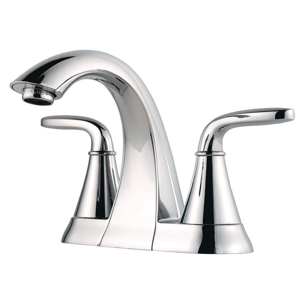 Pfister Winfield 4 in. Centerset Double Handle Mid Arc Bathroom