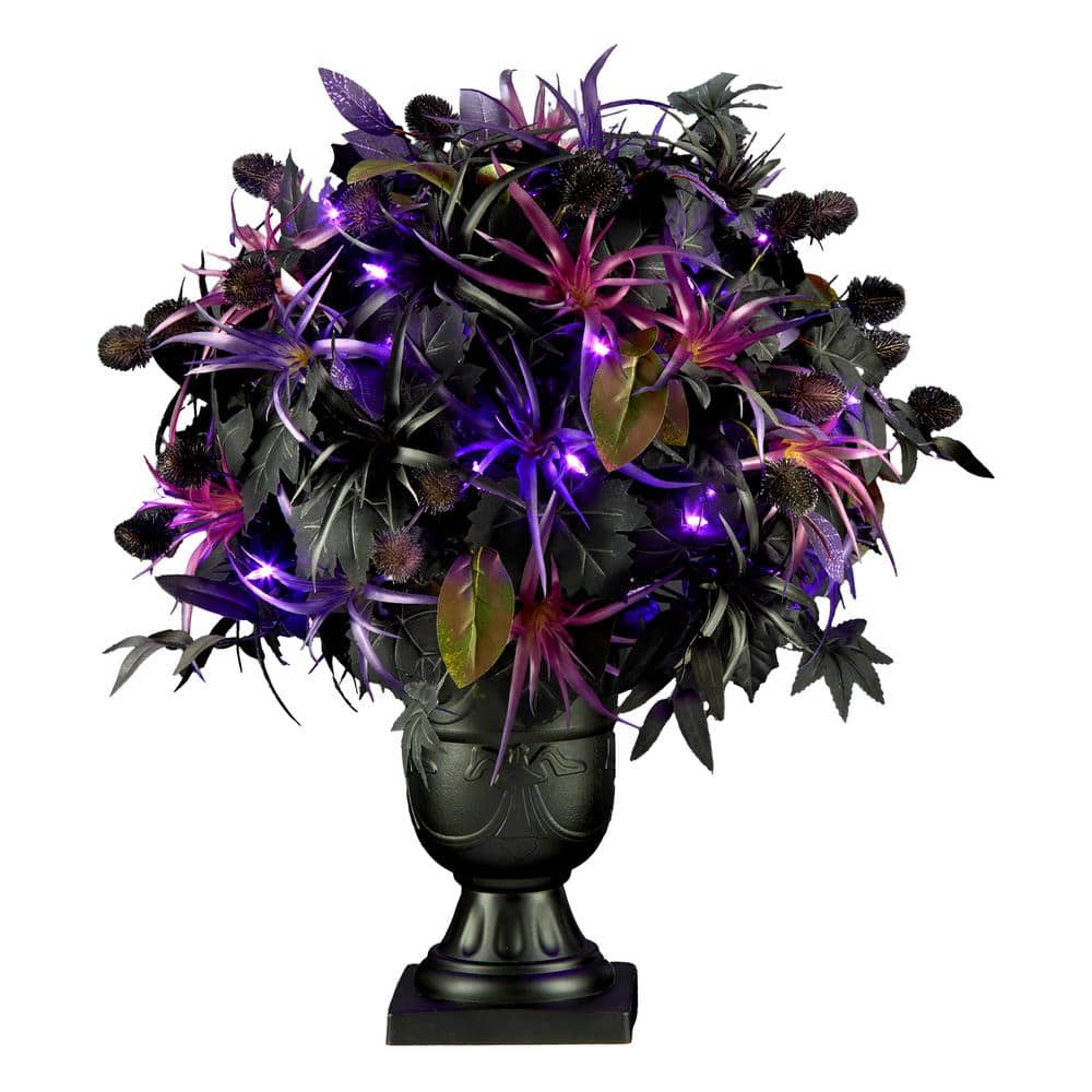 National Tree Company 2 ft. Scare in the Air Halloween Plant with LED Lights