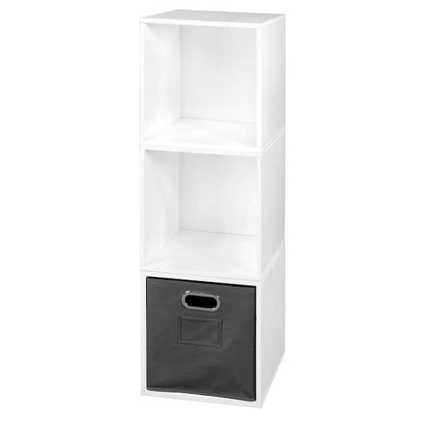 Regency 39 in. H x 13 in. W x 13 in. D White Wood 4-Cube Organizer