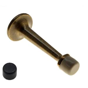 Howes Solid Brass Floor-Mount Door Stop