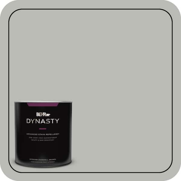 1 qt. #N380-3 Weathered Moss One-Coat Hide Eggshell Enamel Interior Stain-Blocking Paint & Primer