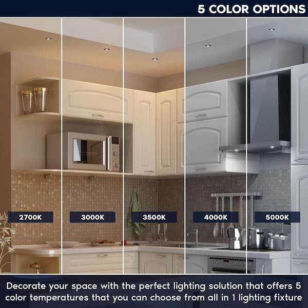 LUXRITE 2 in. Integrated LED Recessed Light J-Box Gimbal 5W LUXRITE 2 in. Integrated LED Recessed Light J-Box Gimbal 5W