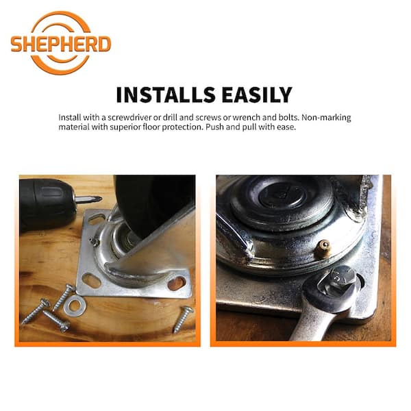 5 in. Poly Swivel Caster with 500 lb. Load Rating 5 in. Poly Swivel Caster with 500 lb. Load Rating