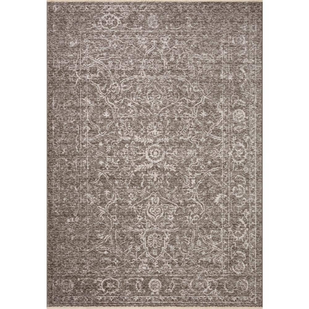 Vance Taupe and Dove Gray Wool Blend Runner Rug