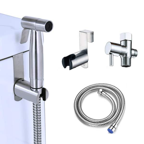 Bidet Toilet Spray Set with Shower Diverter Valve-Handheld Bidet