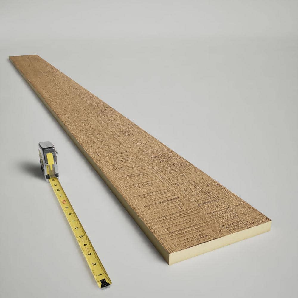 Buttercream Faux Wood Beam Plank 6' x 6" x 1"