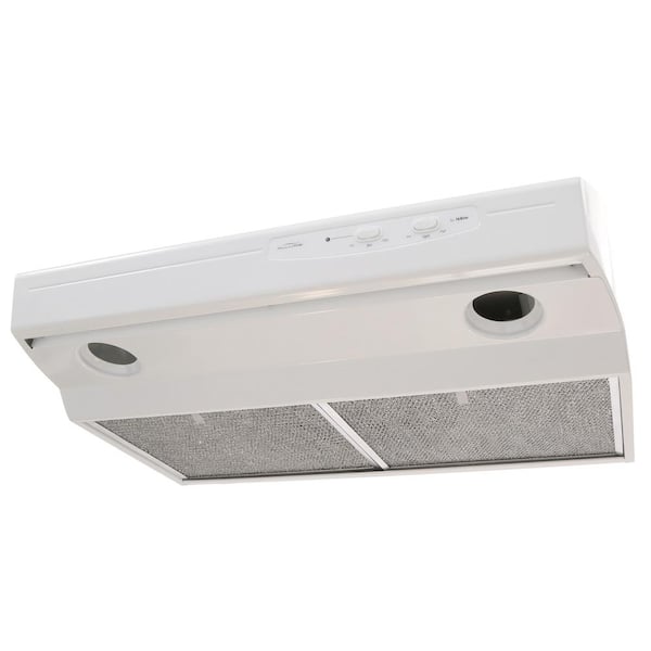 Broan-NuTone Allure I Series 36 in. Convertible Under Cabinet Range Hood with Light in White