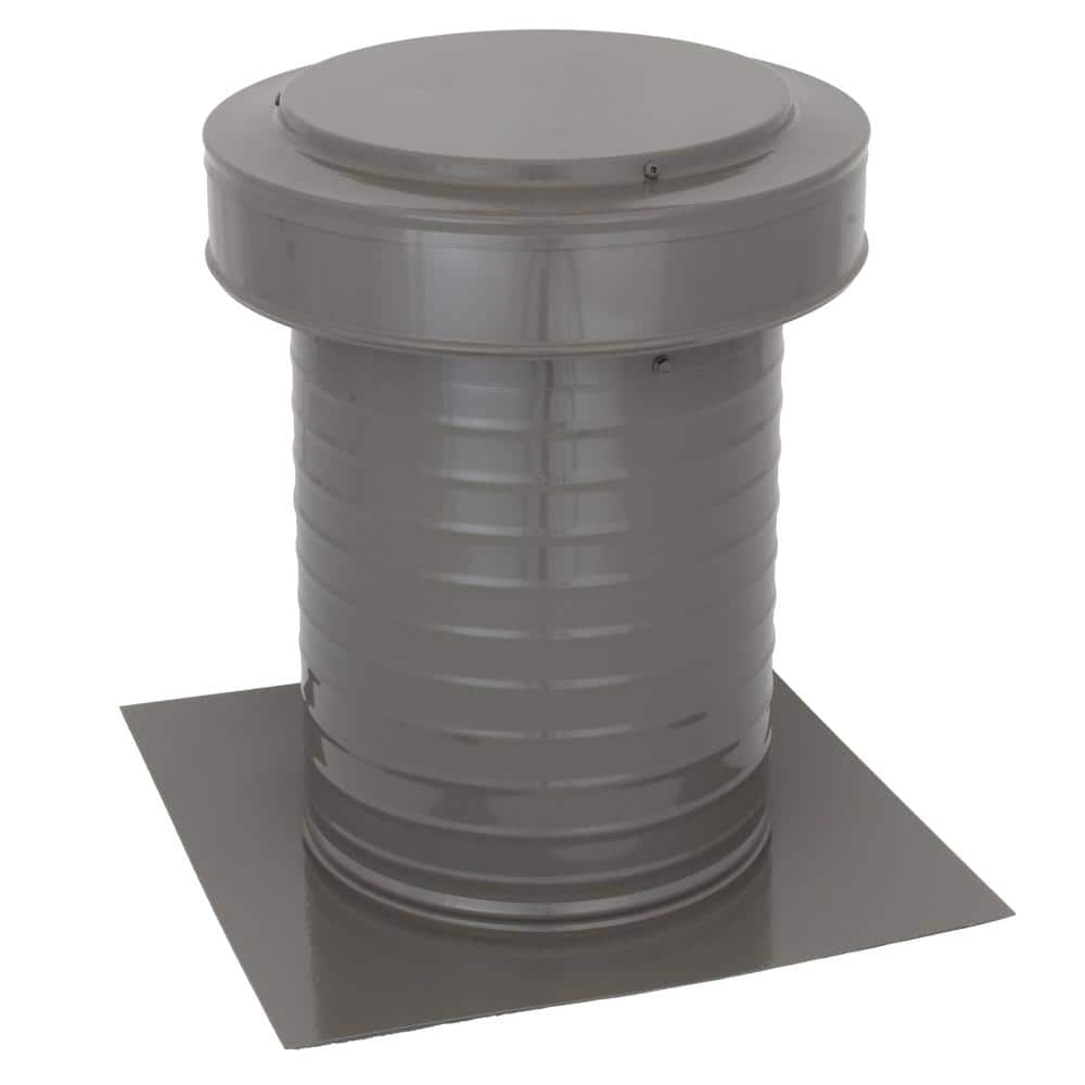9 in. Dia Keepa Vent an Aluminum Static Roof Vent for Flat Roofs in Weather