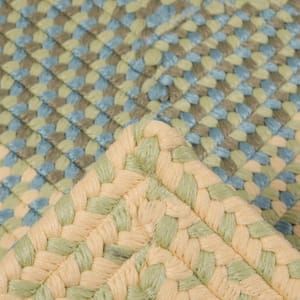 Blithe Yellow 10 ft. x 13 ft. Braided Area Rug