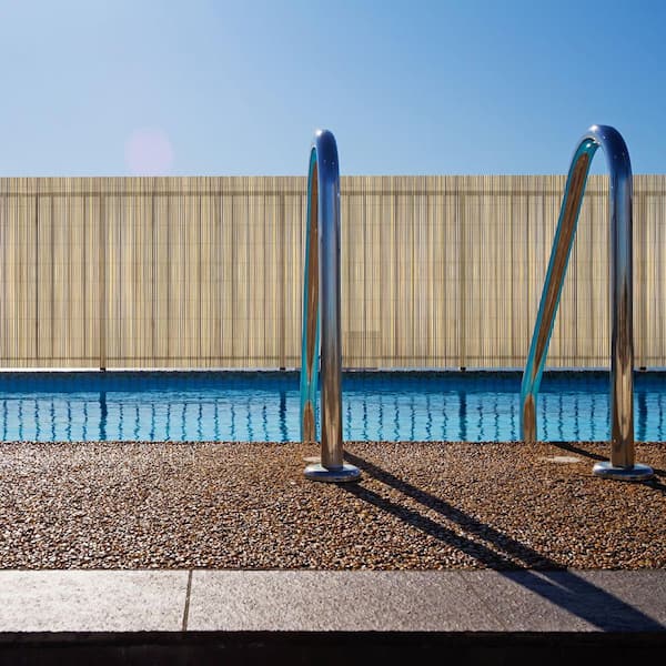 40in x 96in Privacy Screen Artificial Bamboo in Natural