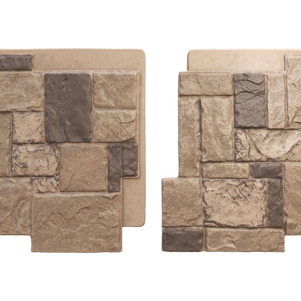 Smokey Ridge Faux Stone Siding Panel, 48" x 24"