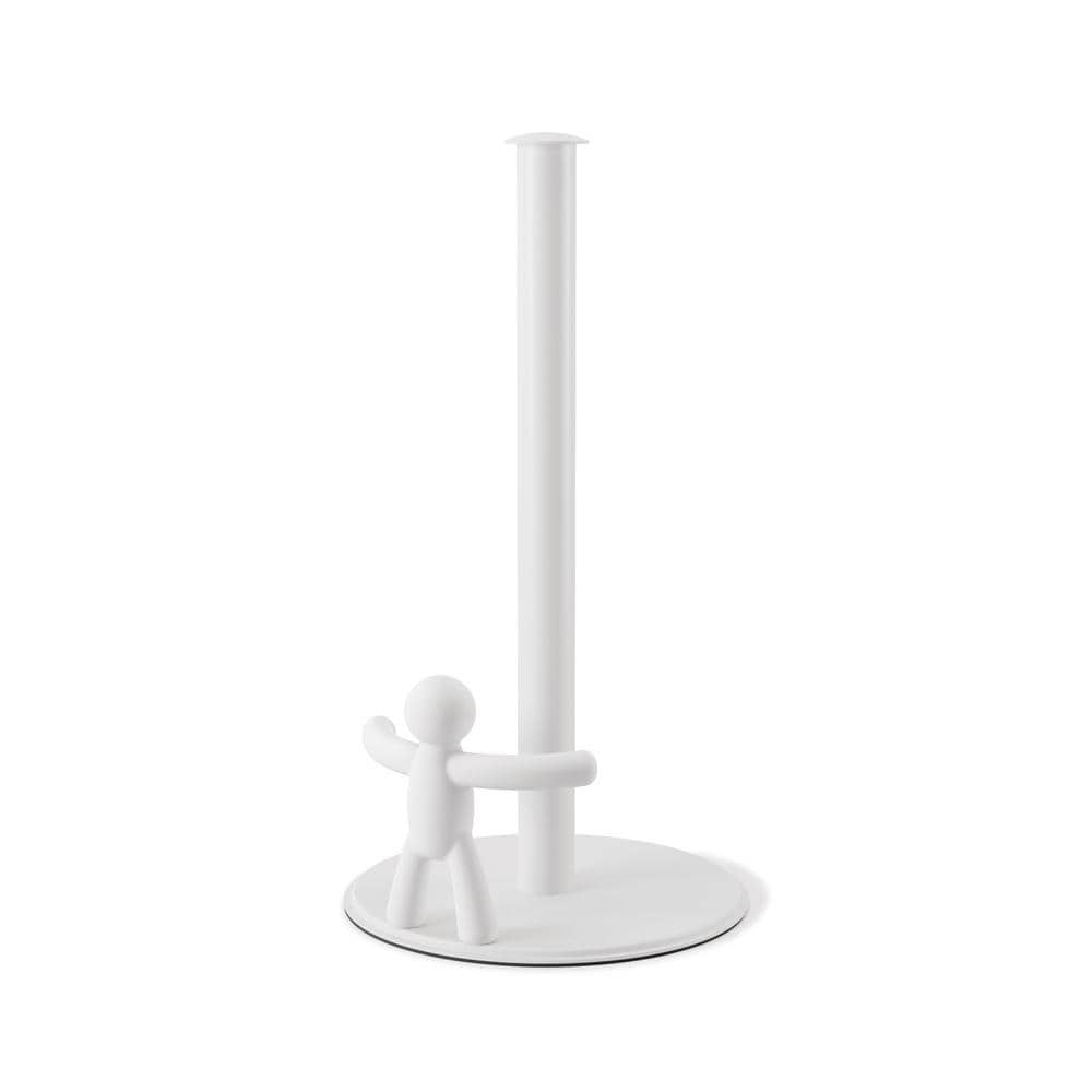 Umbra Buddy White Paper Towel Holder Kd 1019271660 The Home Depot