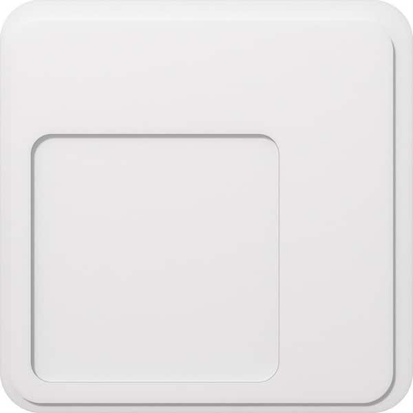 Ekena Millwork 1 in. P X 11-3/4 in. C X 34 in. OD Lucan Architectural Grade PVC Contemporary Ceiling Medallion