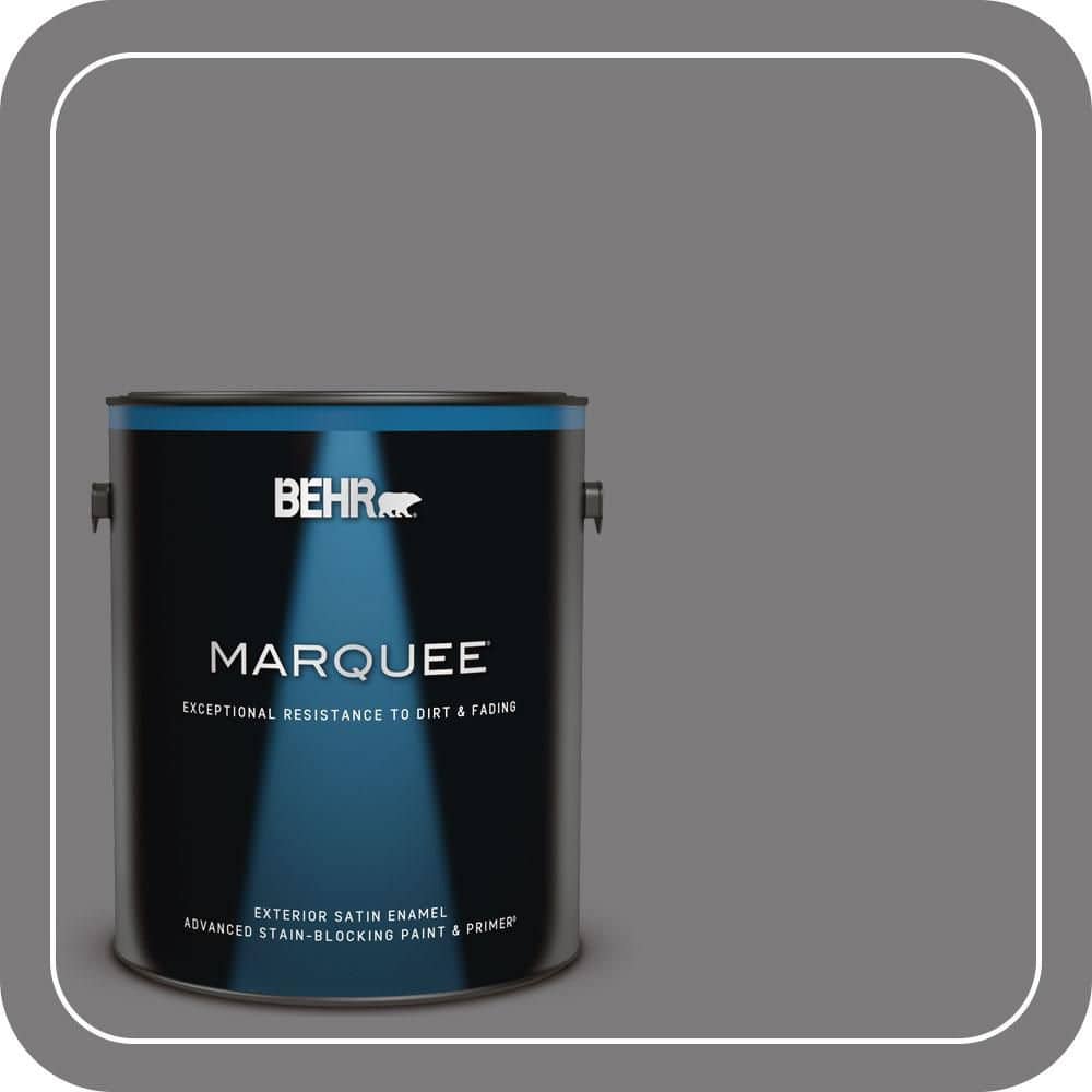 1 gal. #BXC-58 Stormy Gray Satin Enamel Exterior Paint & Primer product image for price tracking