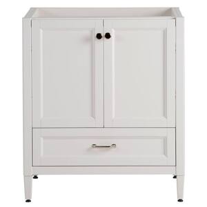 Claxby 30 in. W x 34 in. H x 21 in. D Bathroom Vanity Cabinet Only in Cream