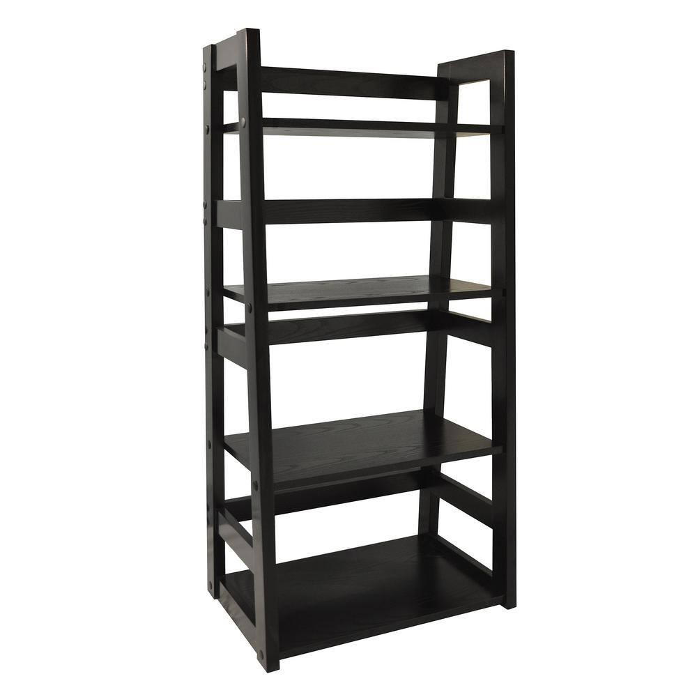 Convenience Concepts Designs2Go Trestle Bookcase  Black