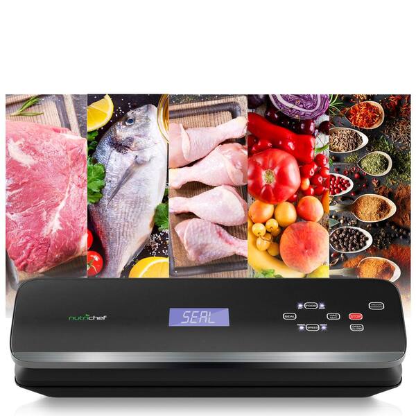Vacuum Sealer Machine, Automatic Food Sealer for Food Savers, Compact  Vacuum Air Sealing System For Food Preservation w/ Cutter Starter Bags 
