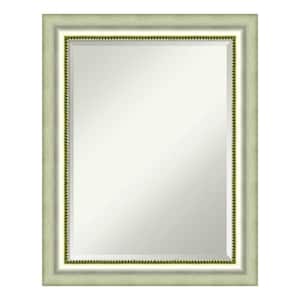 Vegas 23 in. W x 29 in. H Framed Rectangular Beveled Edge Bathroom Vanity Mirror in Silver